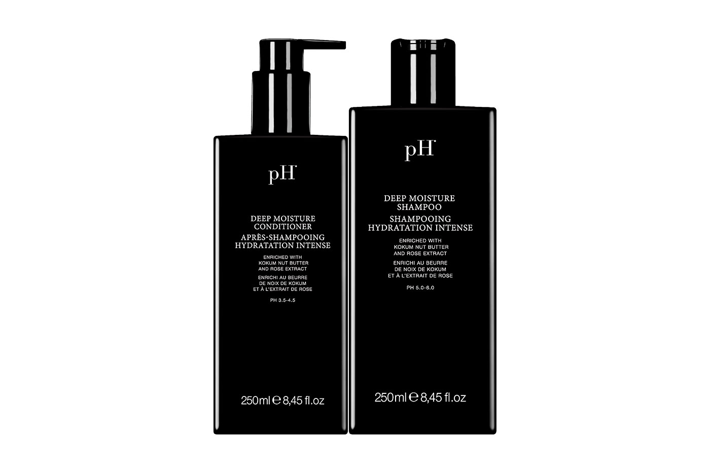 pH Deep Moisture Shampoo & Conditioner gets rid of split ends StyleSpeak